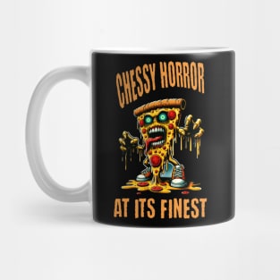 Zombie Pizza: Undead Slice of Cheesy Horror Mug